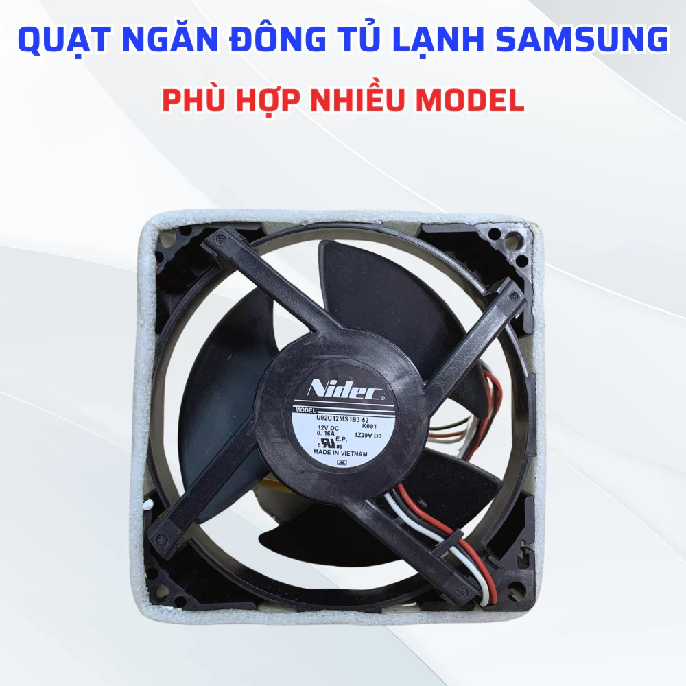 Quạt Ngăn Đông Tủ Lạnh SamSung Hàng Chính Hãng Phù Hợp Nhiều Model