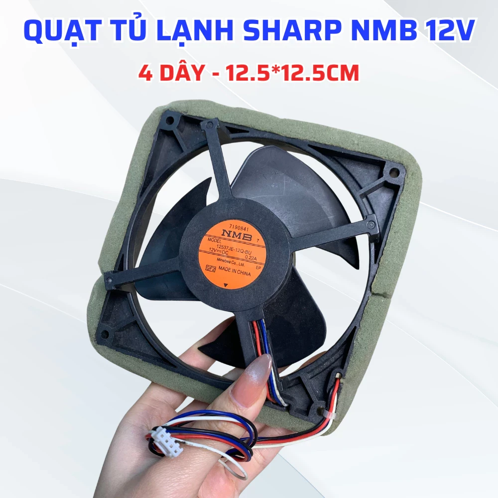 Quạt Tủ Lạnh SHARP Hàng Chính Hãng Phù Hợp Nhiều Model, Linh Kiện Tủ Lạnh Sharp Chuẩn Theo Tủ