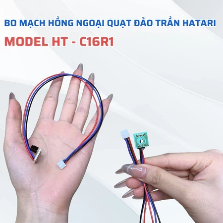 Bo Mạch Hồng Ngoại Quạt Đảo Trần HATARI Model HT-C16R1 Chuẩn Theo Quạt